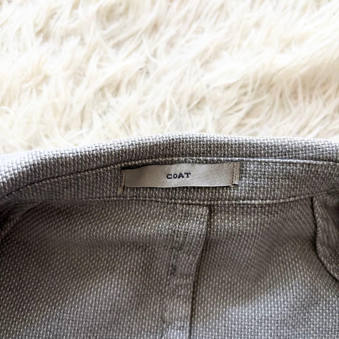 <美品>BOGLIOLI COAT グレー コットン ジャケット サイズ48