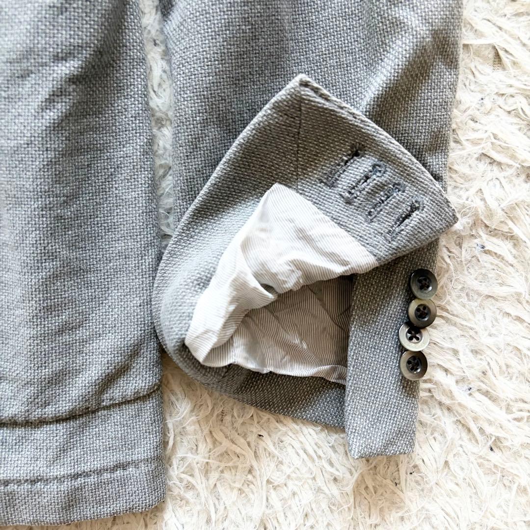 <美品>BOGLIOLI COAT グレー コットン ジャケット サイズ48