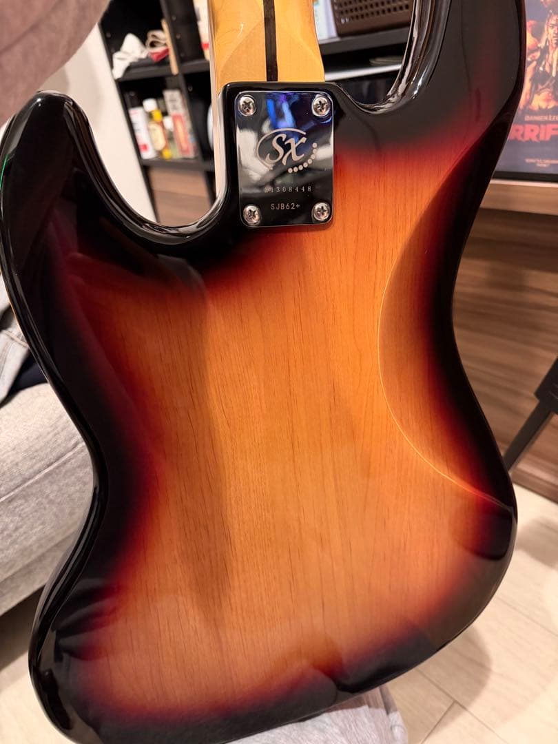 SX SJB62+/FL 2/3TS フレットレスベース
