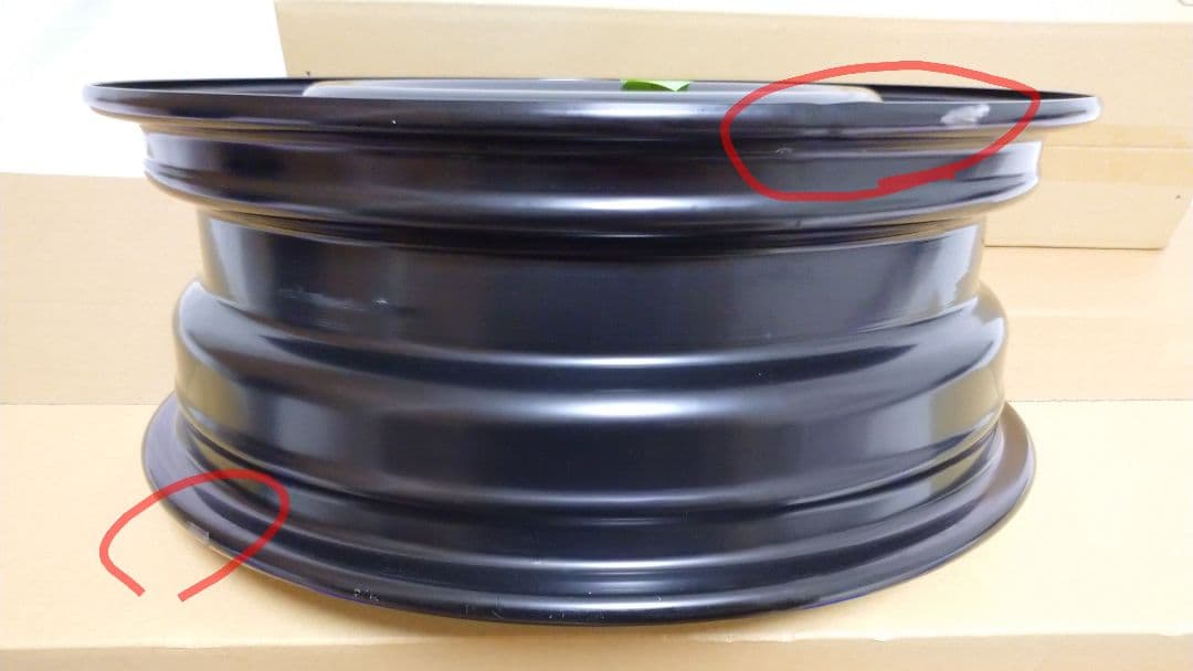 甘党★①トヨタ 鉄 ホイール 16×5.5J 5穴 新車外し一部傷歪み等有