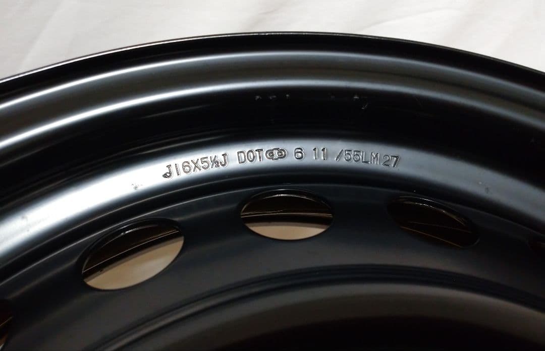 甘党★①トヨタ 鉄 ホイール 16×5.5J 5穴 新車外し一部傷歪み等有