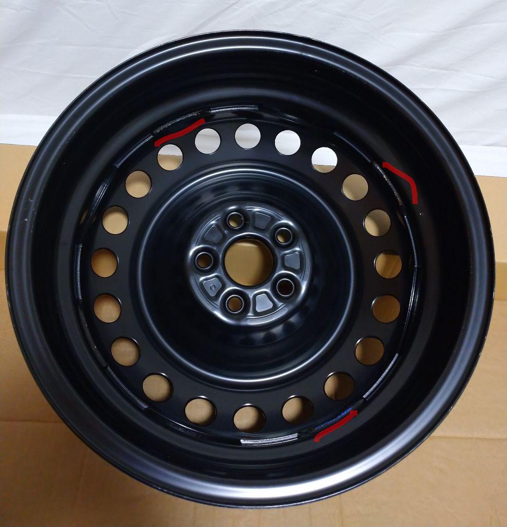 甘党★①トヨタ 鉄 ホイール 16×5.5J 5穴 新車外し一部傷歪み等有