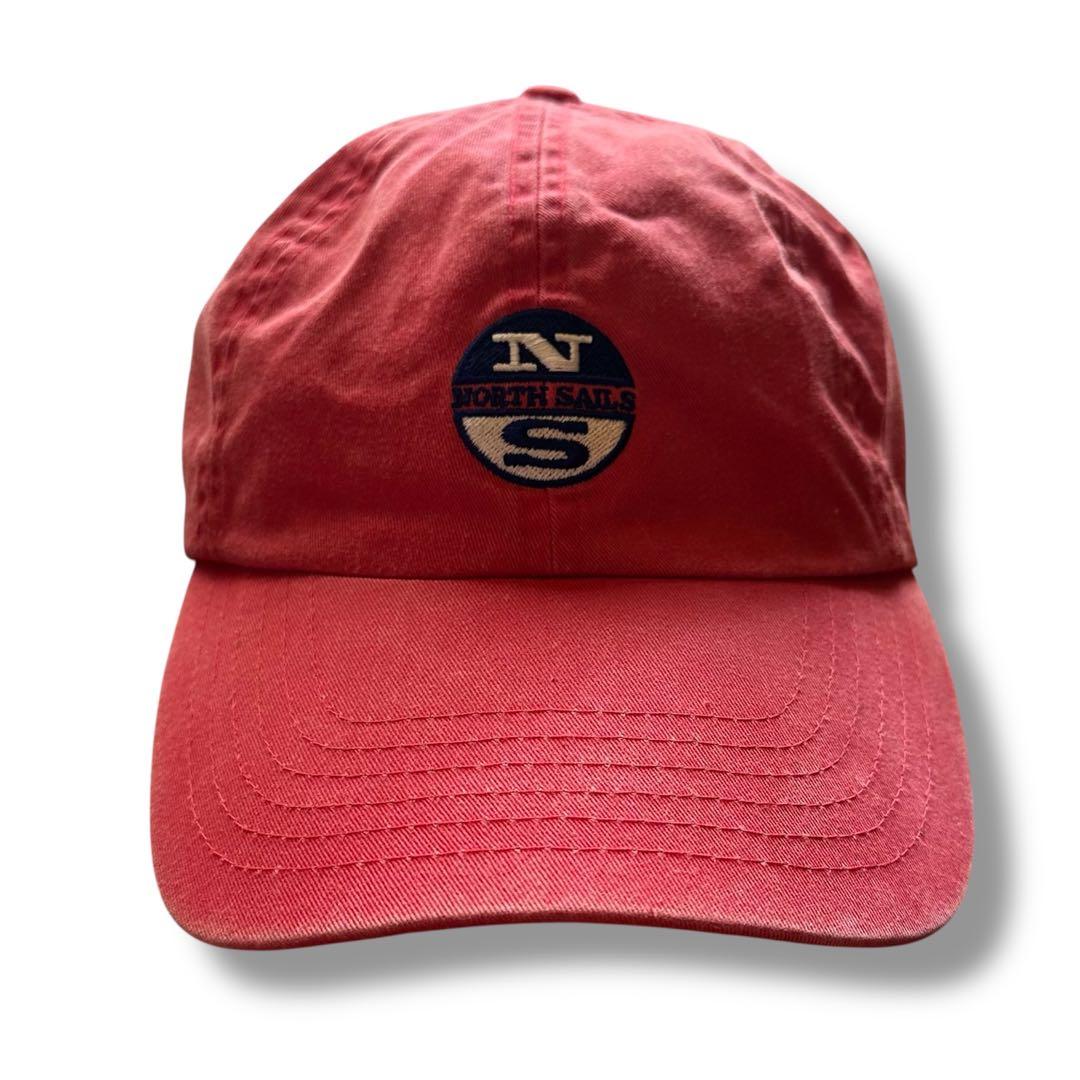 90s NORTH SAILS OLD CAP フェード コットン キャップ