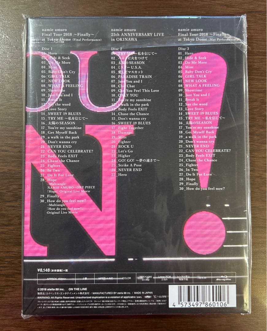 【初回盤】安室奈美恵 Final Tour 2018 Blu-ray 3枚組