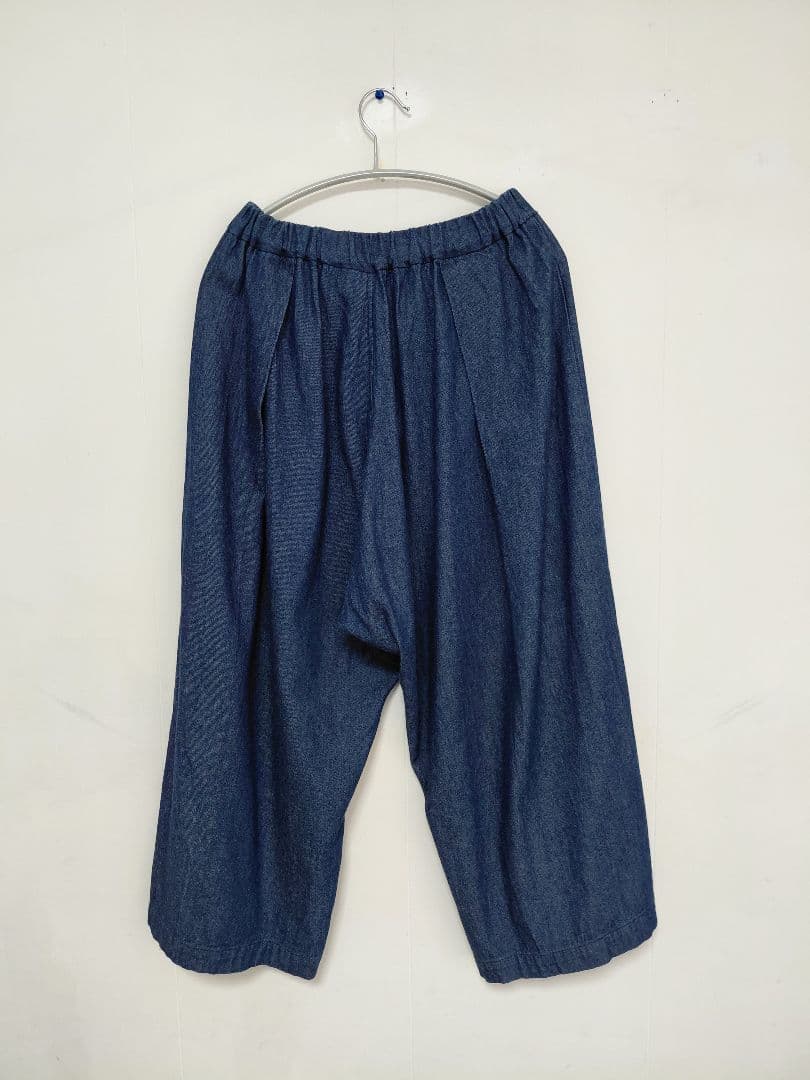 mizuiro ind (ミズイロインド) ワイドイージーデニムパンツ