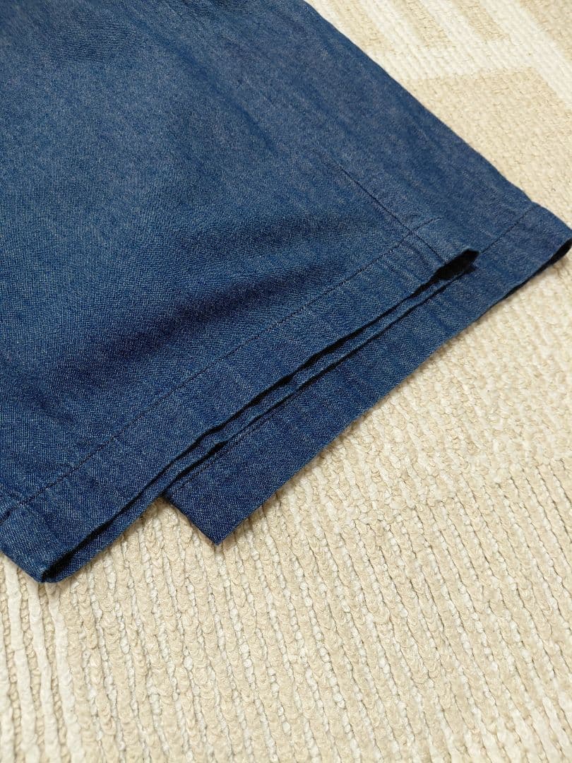mizuiro ind (ミズイロインド) ワイドイージーデニムパンツ
