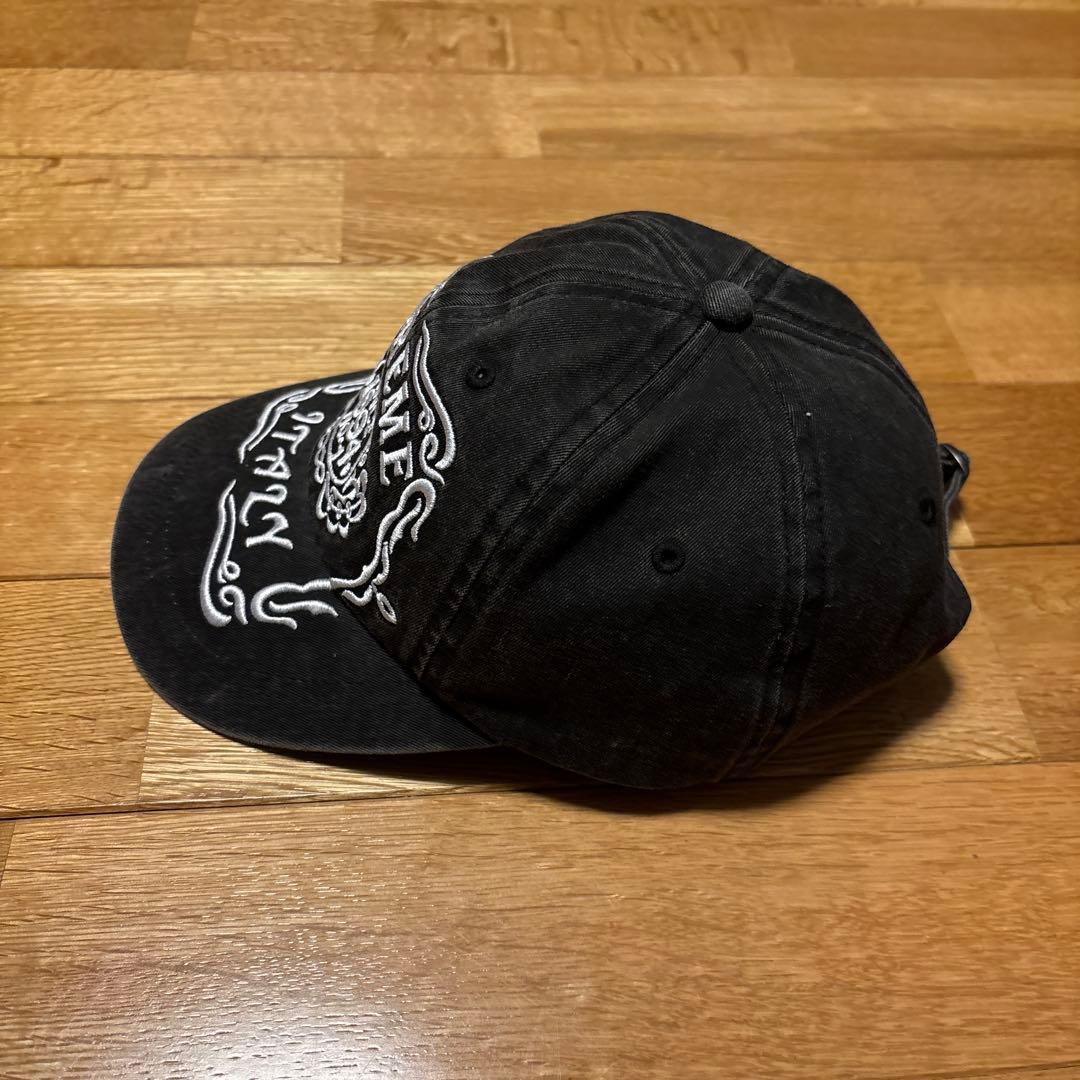 Supreme Italia 6‑Panel Cap Black