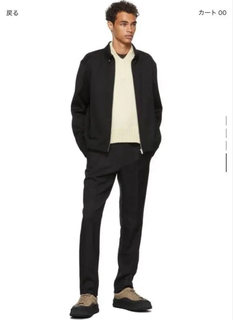 JIL SANDER ブラックジャケット