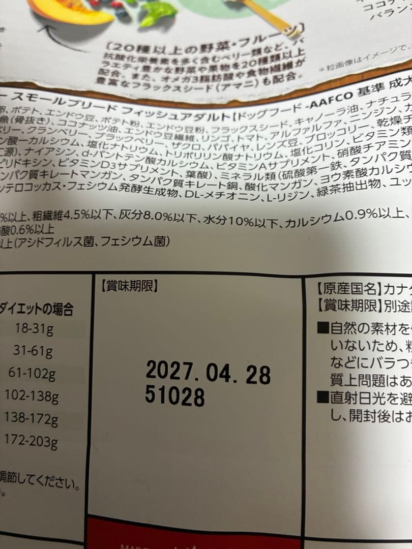Now ナウフレッシュ　スモールブリード　フィッシュ　ご飯　犬
