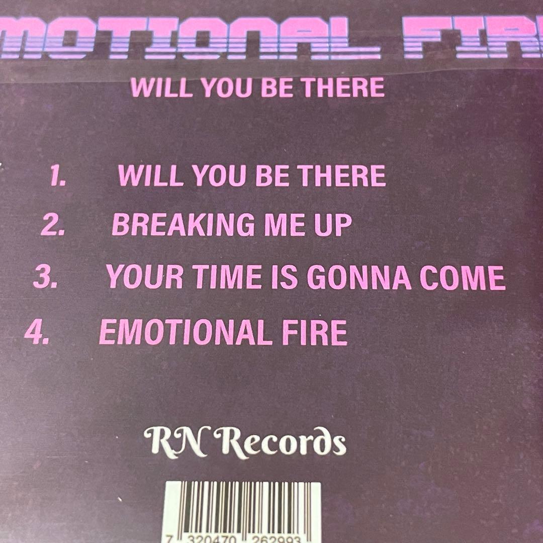 500枚限定/EMOTIONAL FIRE/WILL YOU BE THERE
