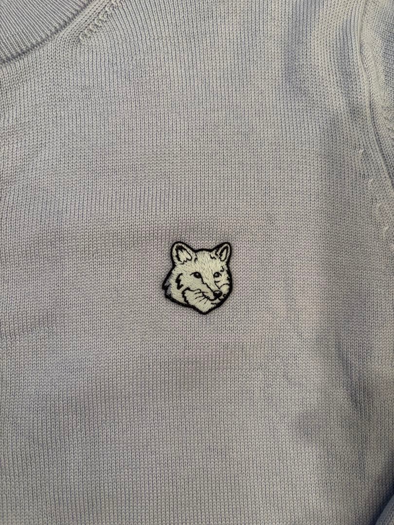 MAISON KITSUNÉ ライトブルー カーディガン M