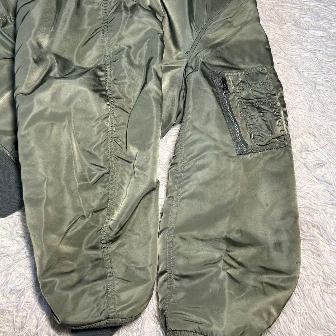 80s alpha industries ma-1 フライトジャケット USA製