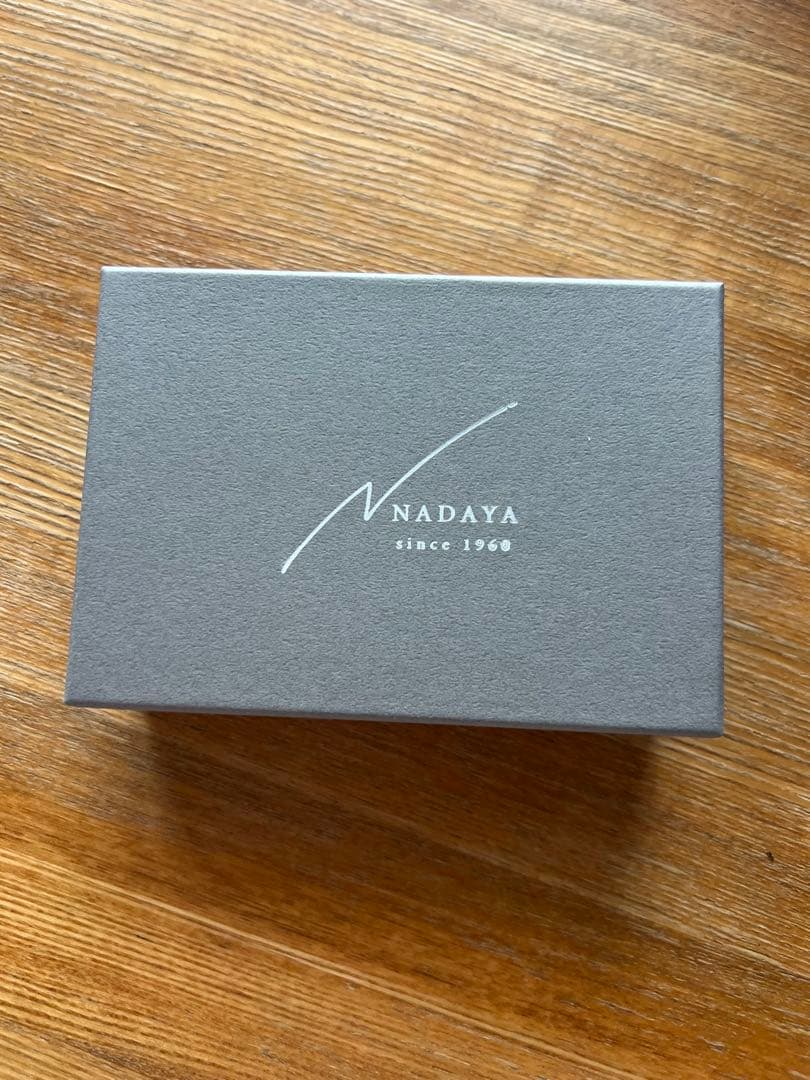NADAYA 【mu】本革 Rファスナー コンパクト財布