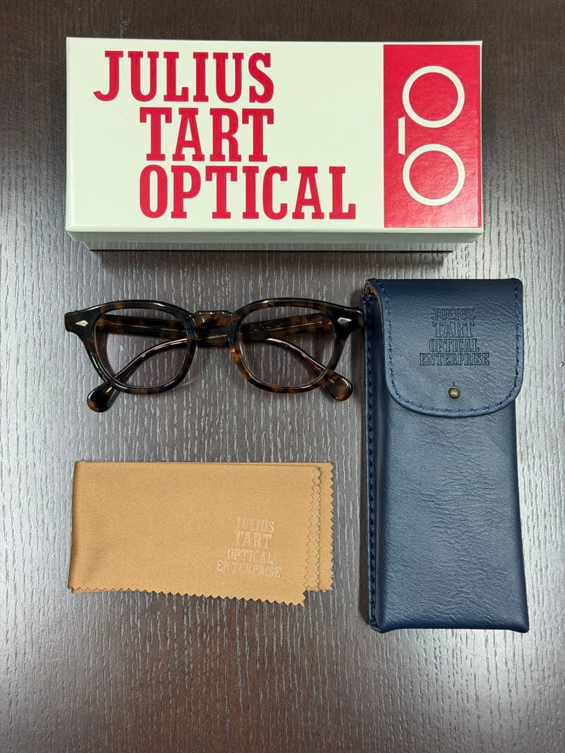 【美品】JULIUS TART OPTICAL AR 48□24 トータス