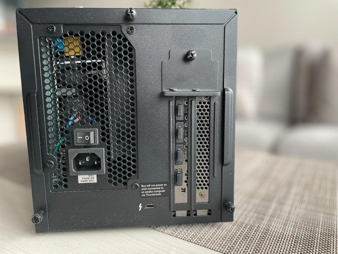 Stable Diffusion対応 eGPUボックス RTX3060 12GB