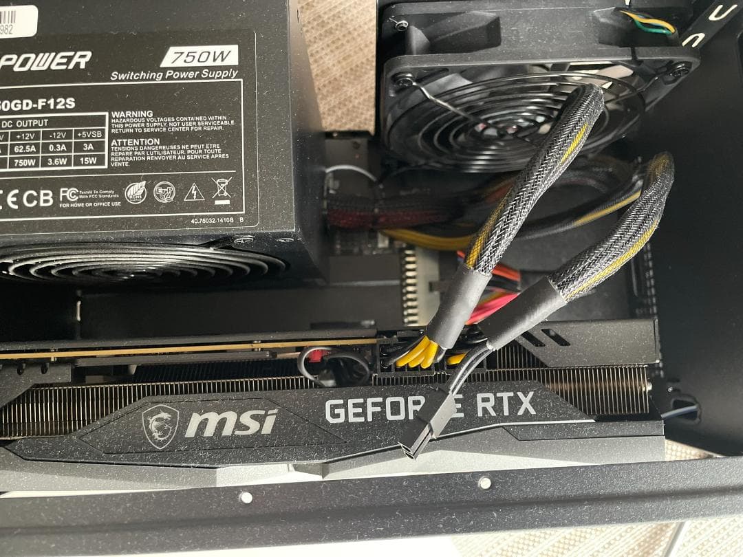 Stable Diffusion対応 eGPUボックス RTX3060 12GB