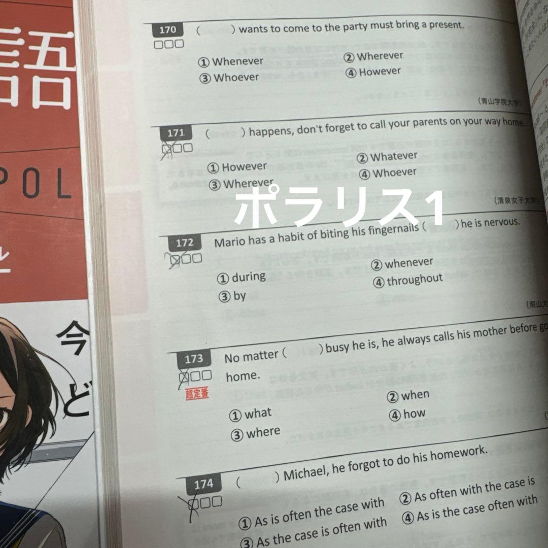 大学受験 参考書 英語長文 英文法 肘井学 関正生 POLARIS まとめ売り