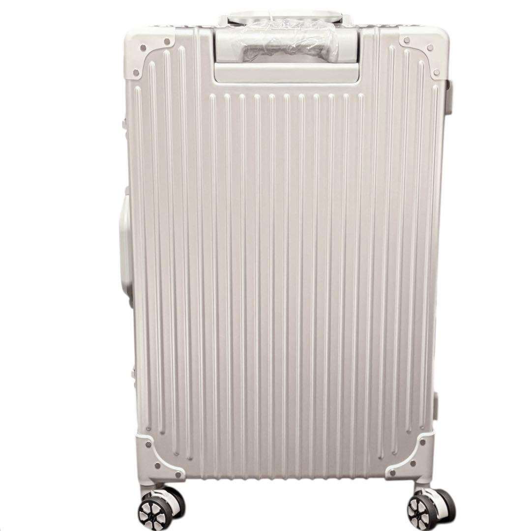 スーツケースキャリーケース4-6泊60L 67.5*42.5*25cm Mアルミ