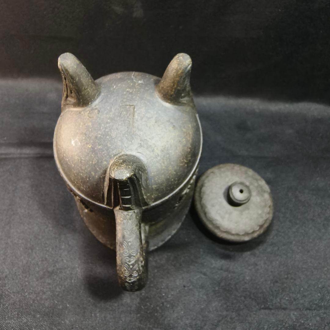 茶道具 宜興紫砂壺 青銅器デザイン 近代陶芸家作品 中国茶具 未使用 蒐集家放出