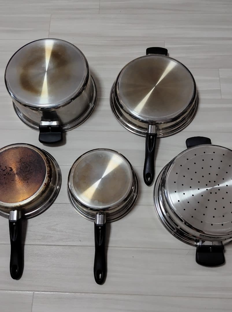 アムウェイ 鍋・フライパン・蒸し器セット