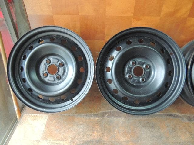 T291　16×5.5J　スチールホイール　4枚　PCD 100　4穴　自家塗装