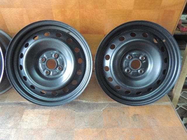 T291　16×5.5J　スチールホイール　4枚　PCD 100　4穴　自家塗装