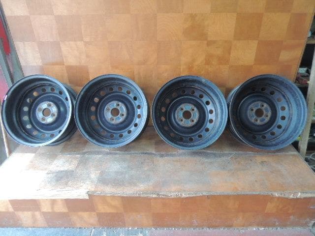 T291　16×5.5J　スチールホイール　4枚　PCD 100　4穴　自家塗装