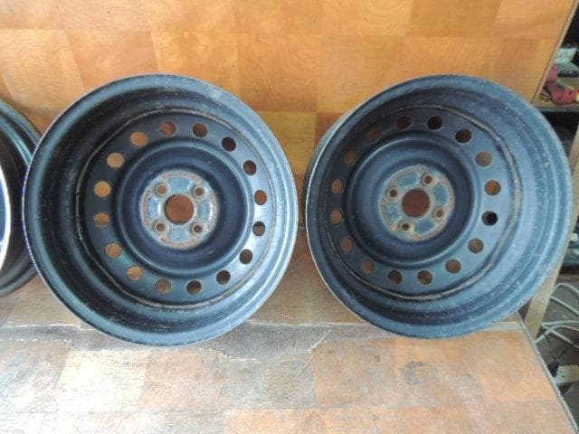 T291　16×5.5J　スチールホイール　4枚　PCD 100　4穴　自家塗装