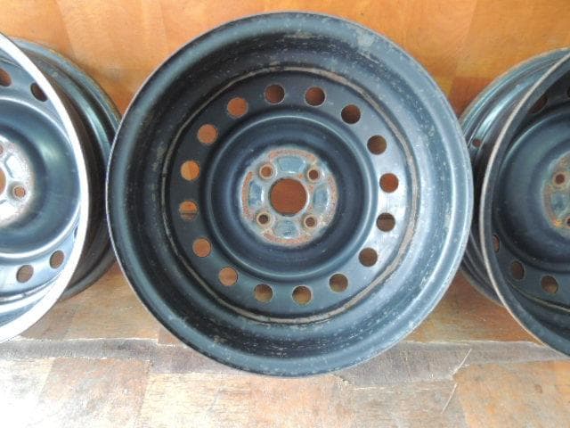 T291　16×5.5J　スチールホイール　4枚　PCD 100　4穴　自家塗装