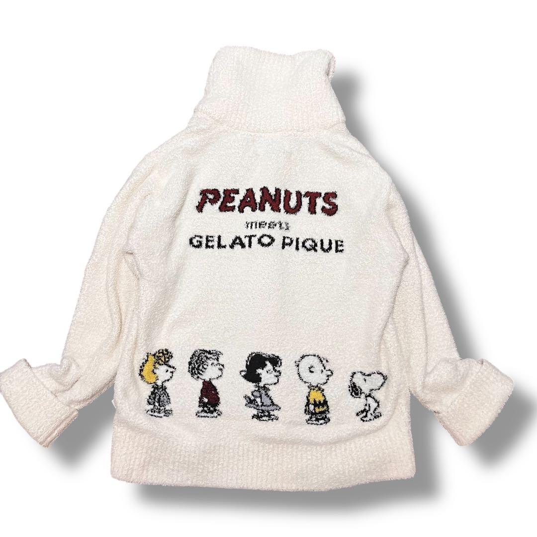 美品 gelato pique PEANUTS コラボオールスターズカーディガン