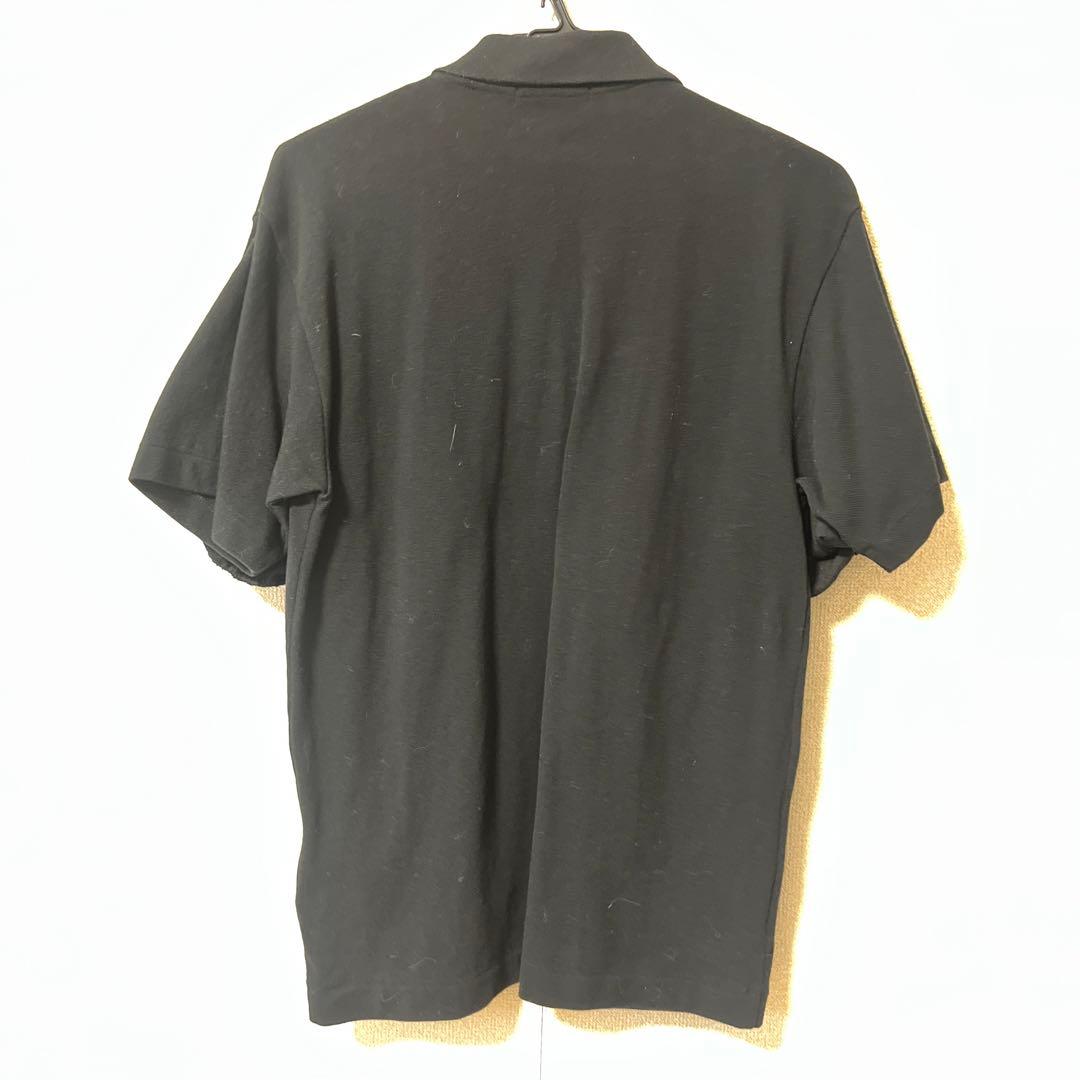 COMME des GARÇONS ブラックドッキングポロシャツ S