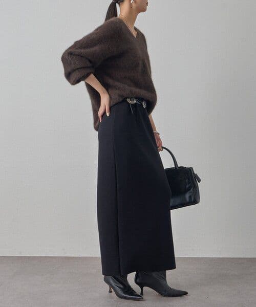 LOUNGEDRESS ポンチZIPタイトスカート ブラック Mサイズ