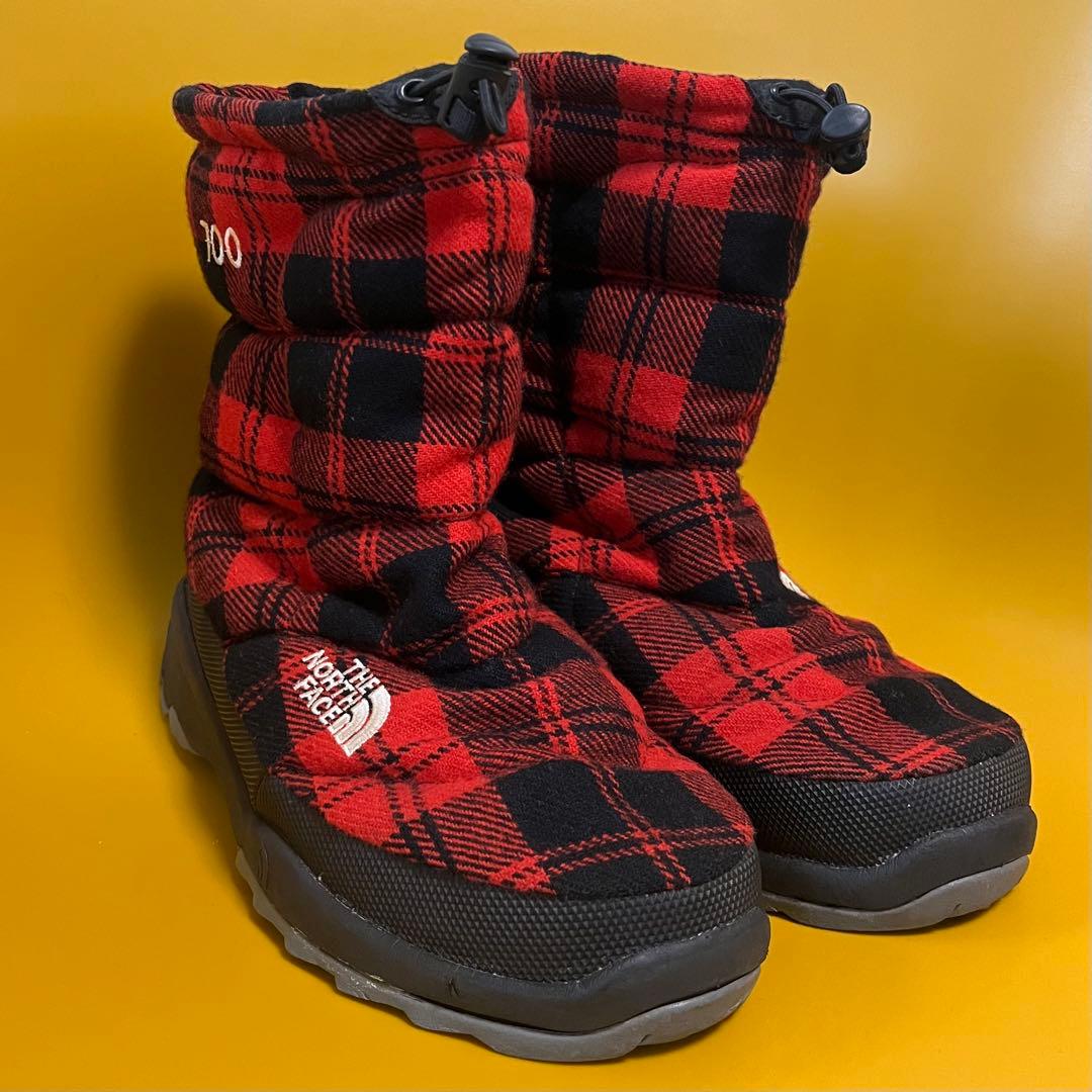 美品 レア THE NORTH FACE ヌプシ ダウン　タータンチェック　26