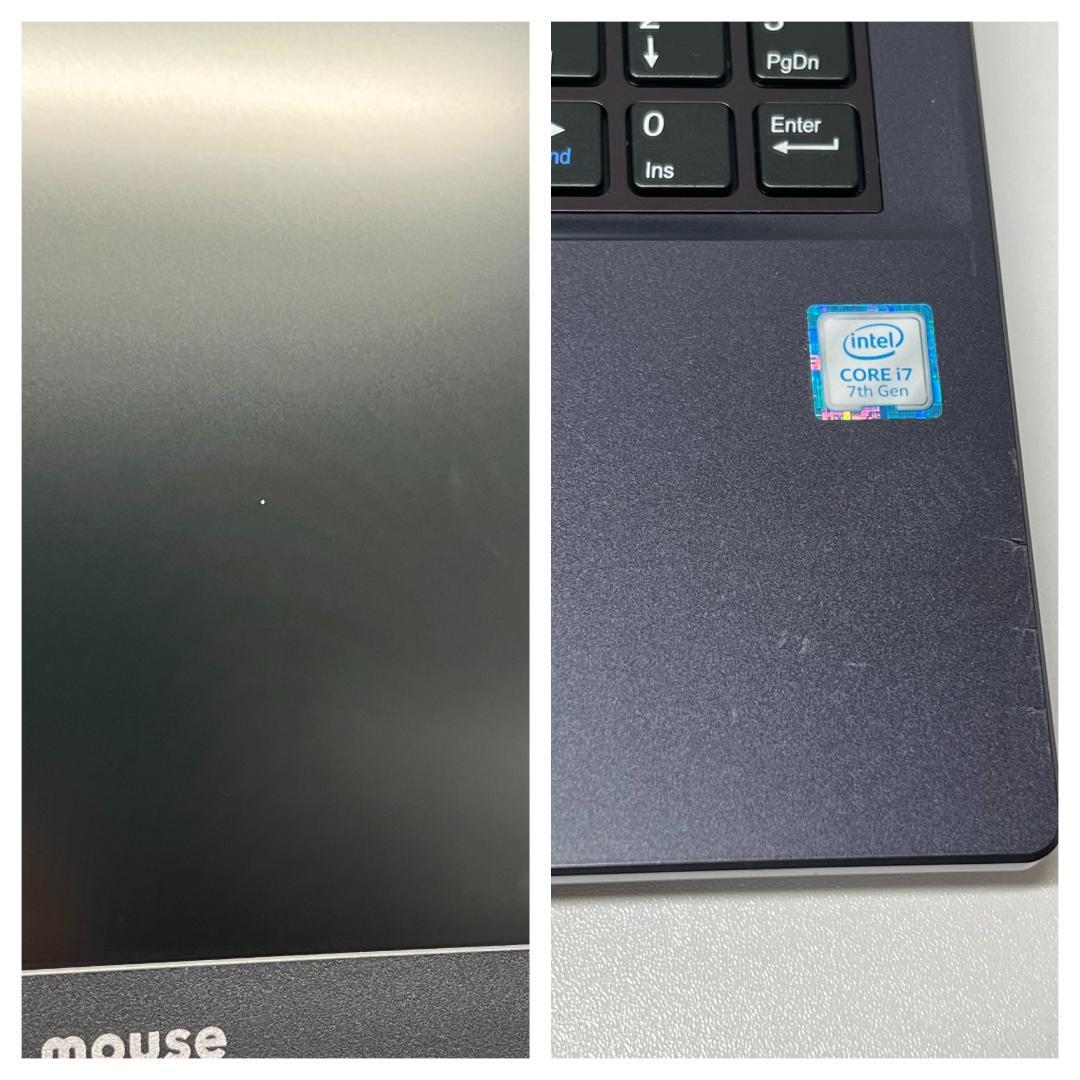 Windowsノート本体 mousecomputer Windows11 Core i7 SSD 2017