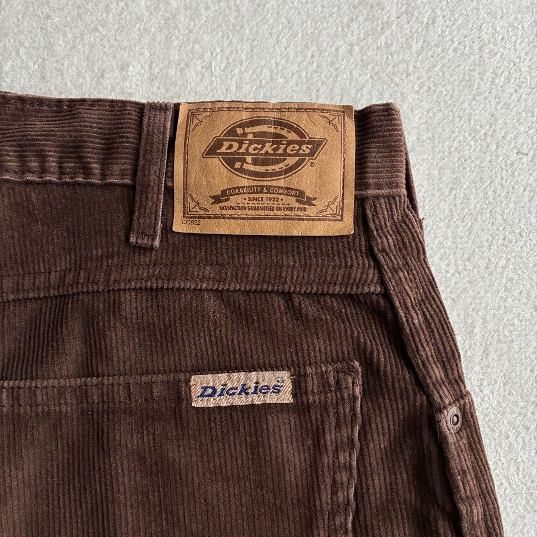 【美品】80s DICKIES USA製 コーデュロイパンツ TALONジップ
