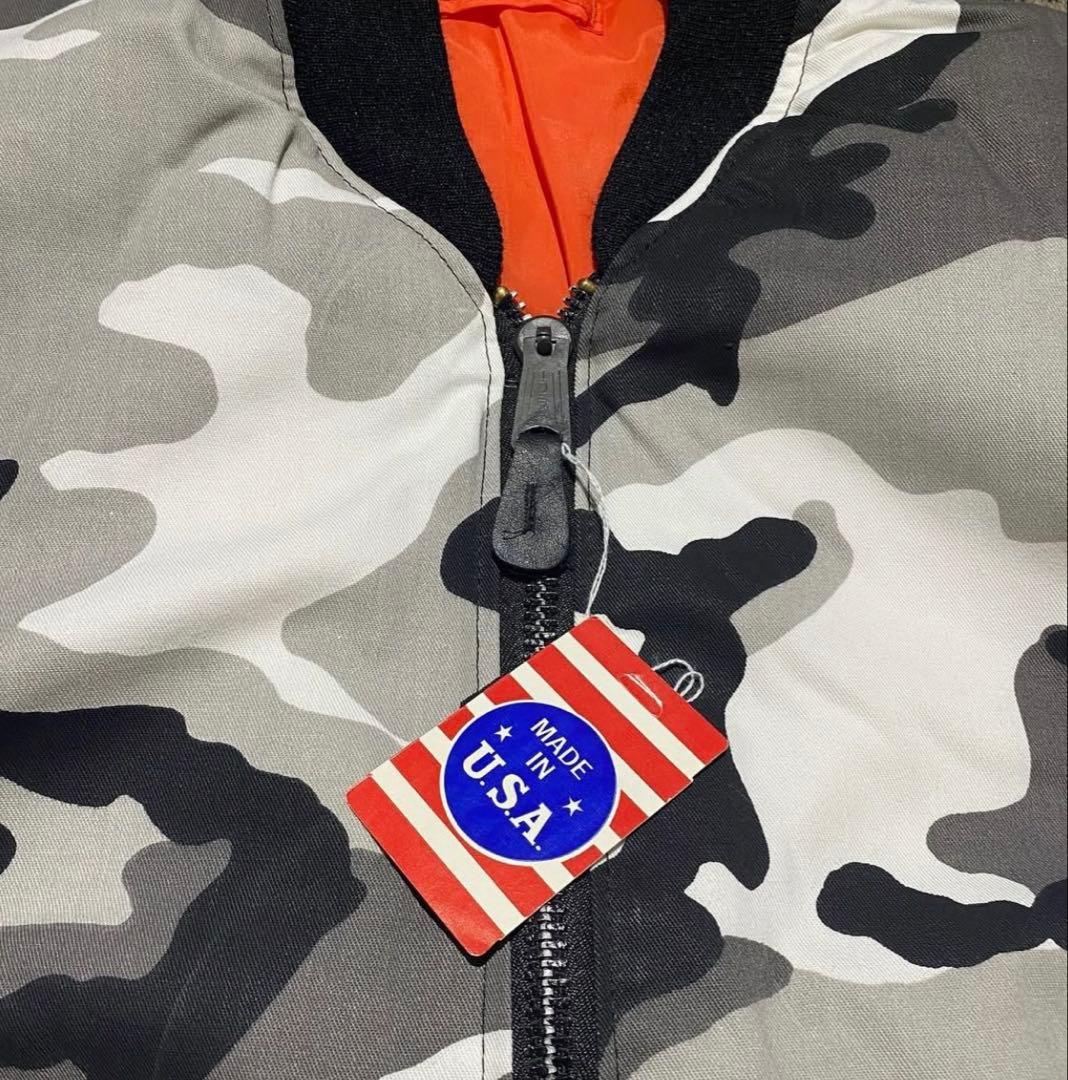 CORINTH MFG. CO. MA-1 フライトジャケット カモフラUSA製