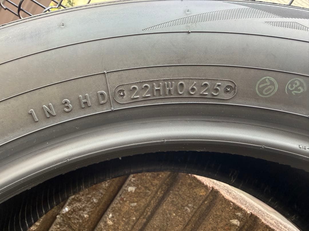 新車外し 40アルファード 225/60R18 タイヤのみ 2025年06週製