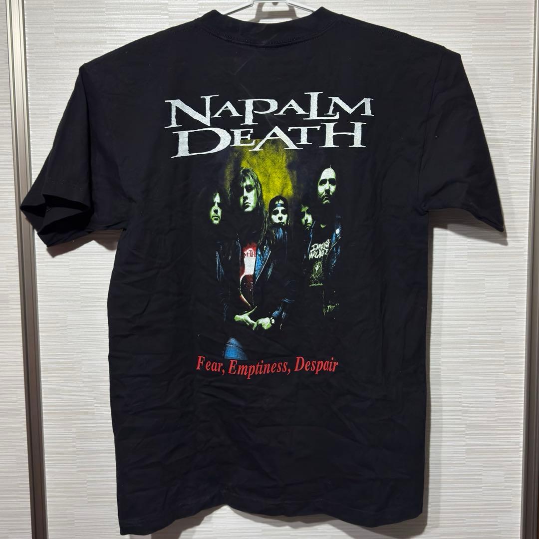 90s NAPALM DEATH 半袖 バンドTシャツ Lサイズ