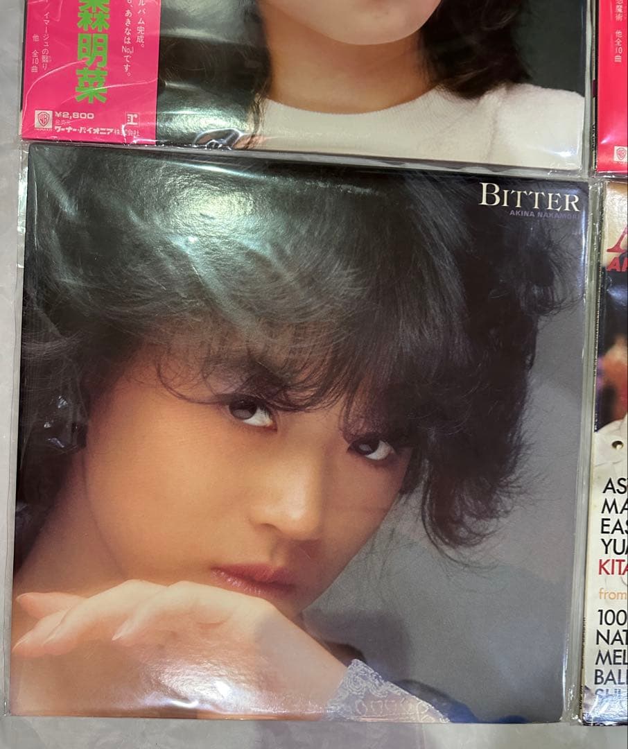 中森明菜 LP レコード アルバムコレクション 8枚セット まとめ売り