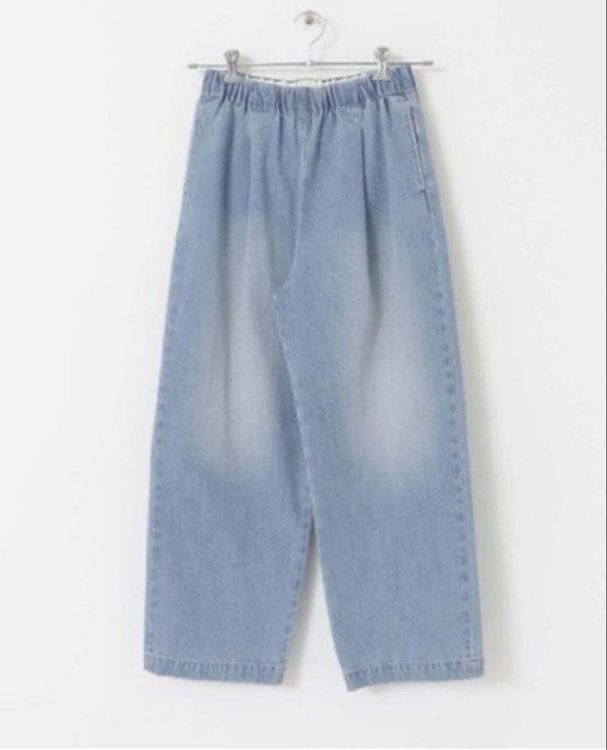 新品タグ付き　かぐれ　フェードデニムパンツ