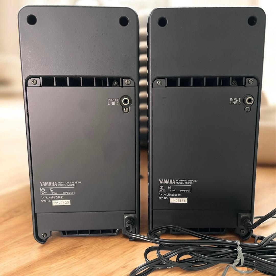 片方新品未使用！YAMAHA モニタースピーカー MS20S 極美品