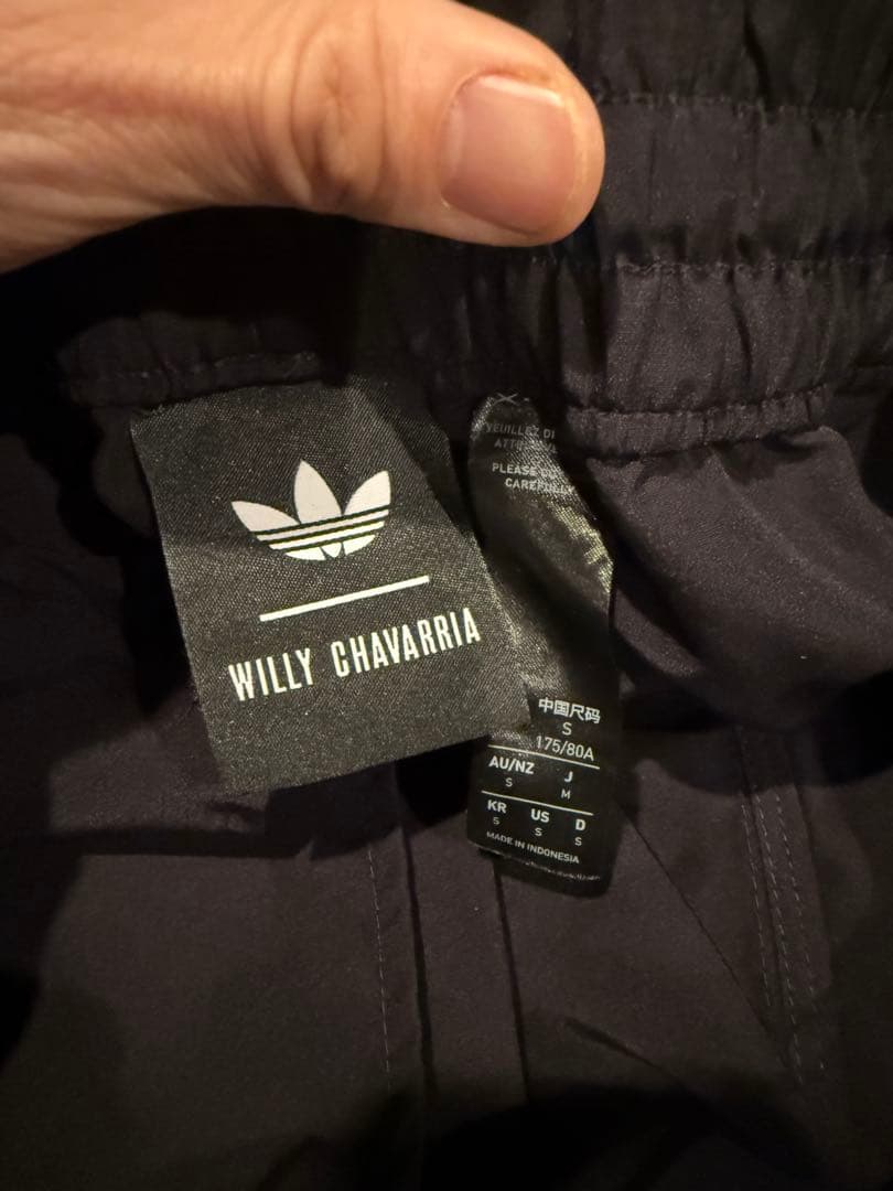 adidas Willy Chavarria ブラック トラックパンツ S