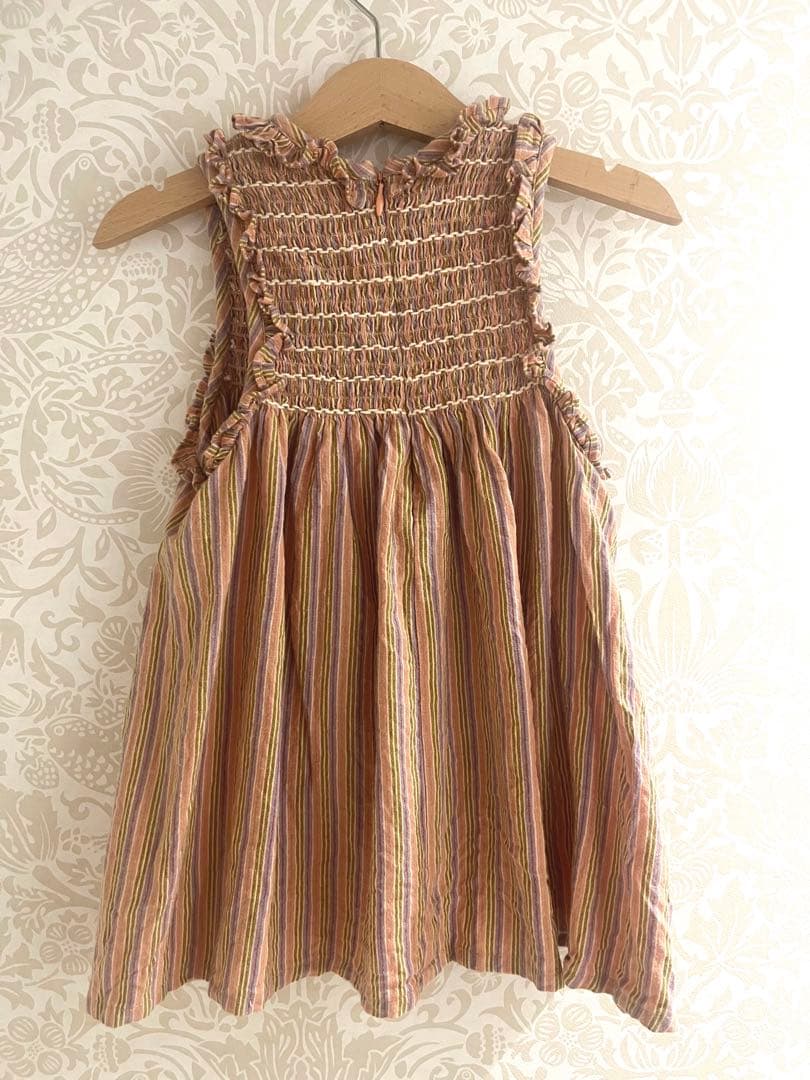 ワンピース apolina INA dress (Lounger Stripe) 2-3y