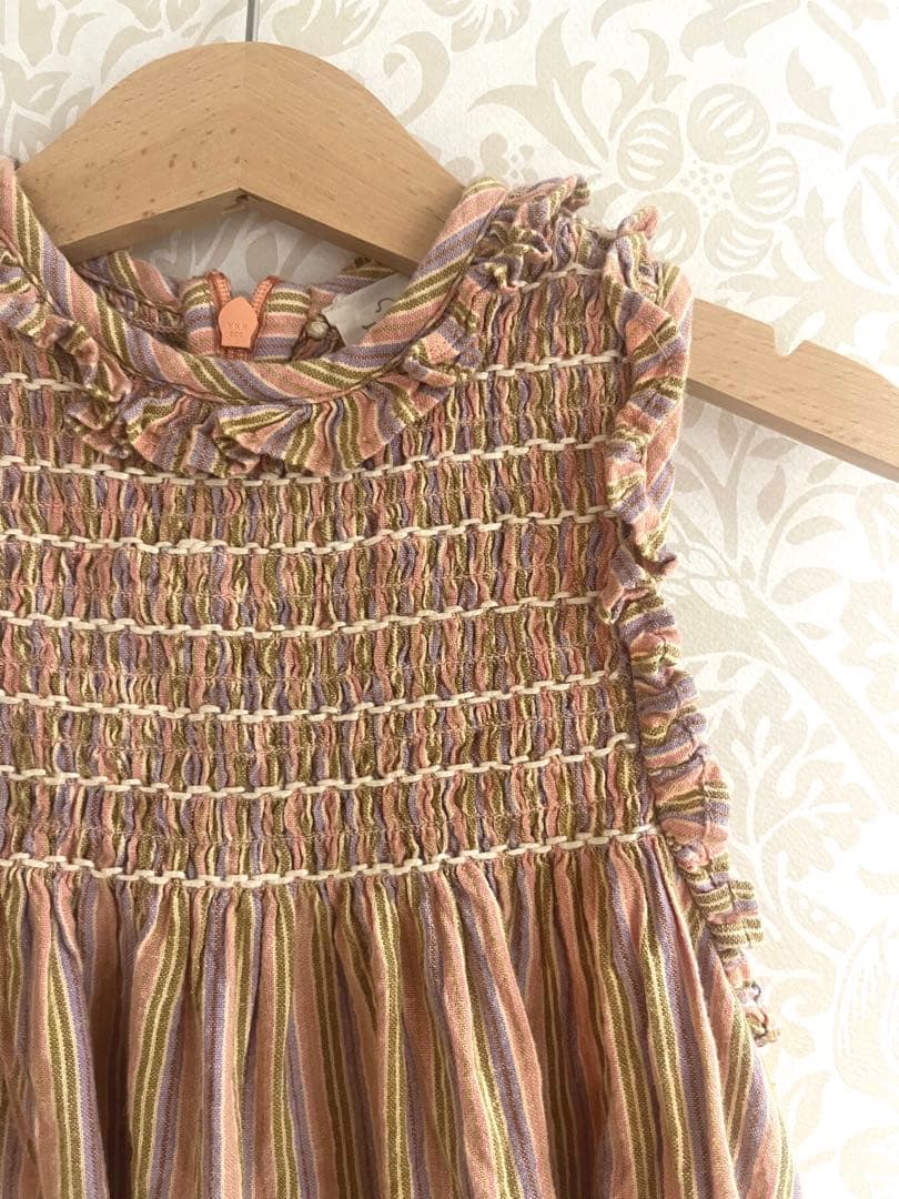 ワンピース apolina INA dress (Lounger Stripe) 2-3y