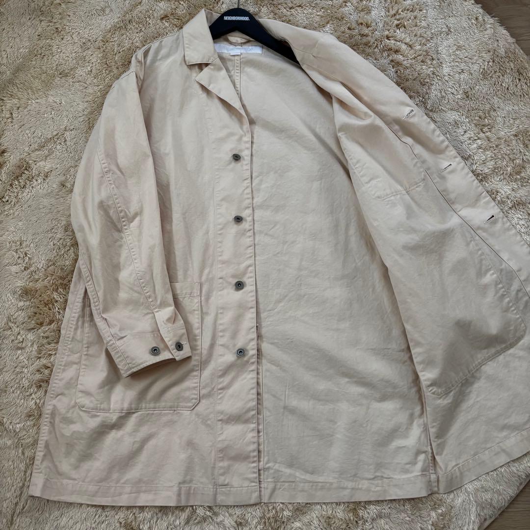 【美品】NEIGHBORHOOD BW . SHOP COAT ホワイト M