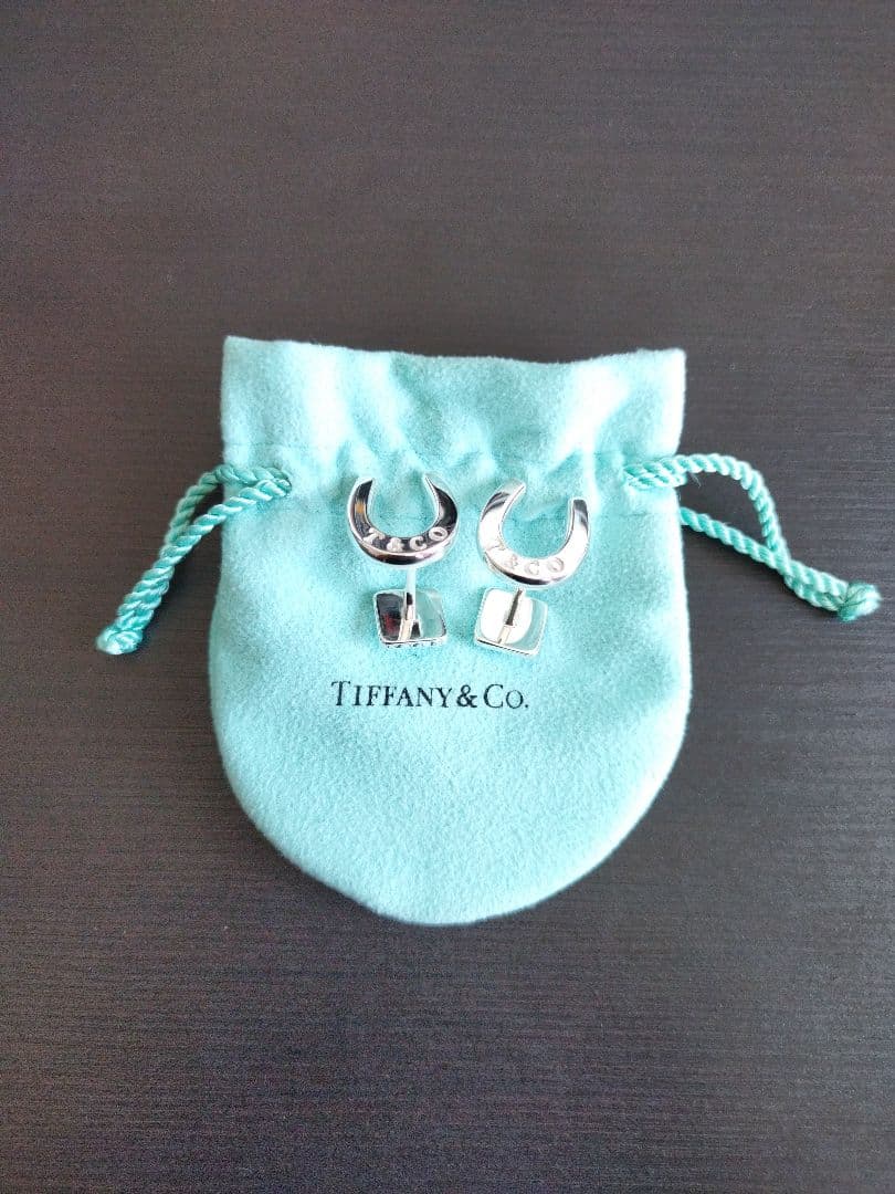 Tiffany & Co. ホースシュー 馬蹄型 カフスリンク シルバー