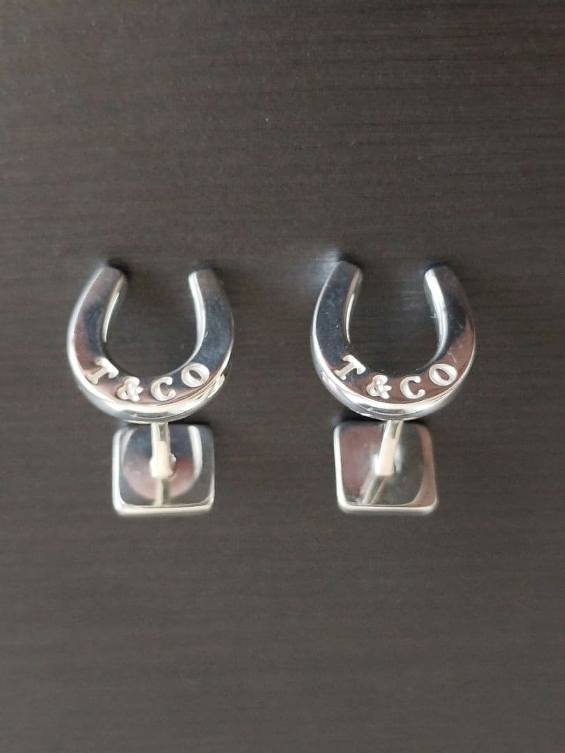 Tiffany & Co. ホースシュー 馬蹄型 カフスリンク シルバー