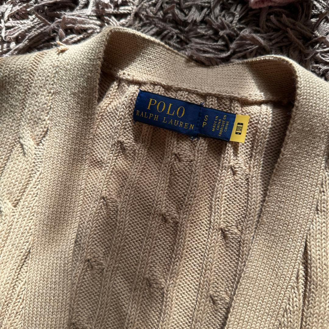 Polo Ralph Lauren ベージュ カーディガン SPサイズM