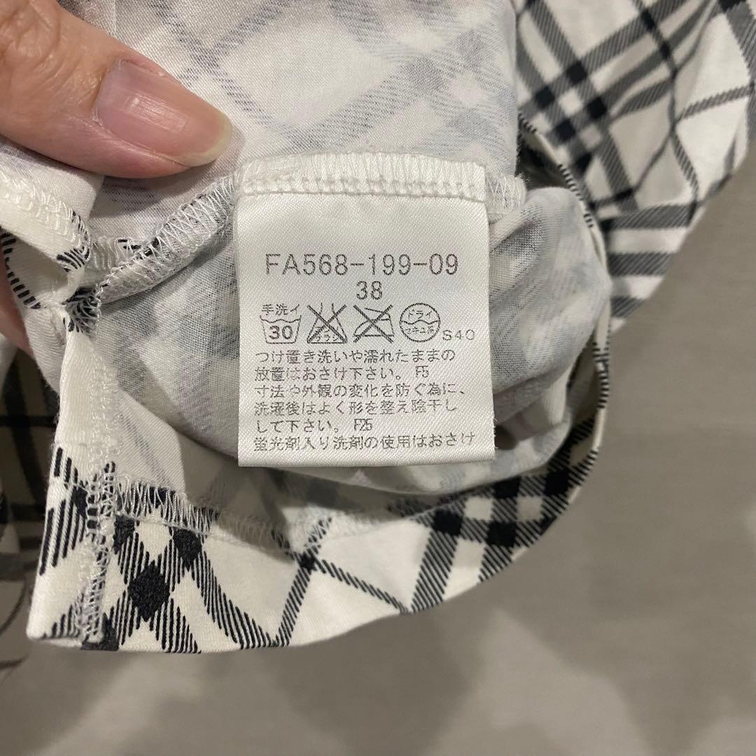 BURBERRY BLUE LABEL ポロシャツ チェック柄