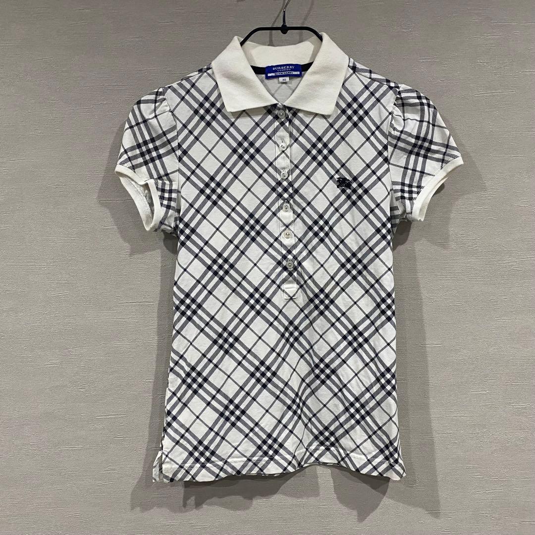 BURBERRY BLUE LABEL ポロシャツ チェック柄